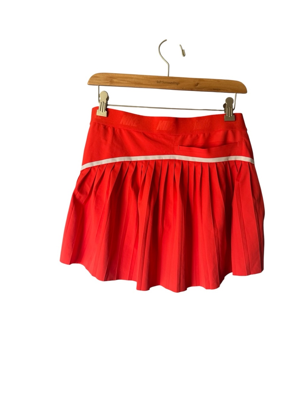 Nike Women’s Red Athletic Pleated Skort - Picture 2 of 12